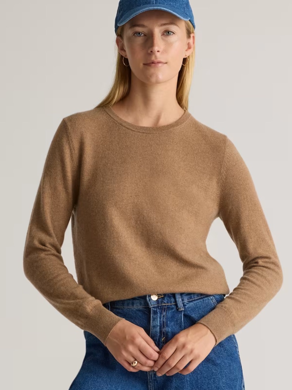 Quince Mongolian Cashmere Crewneck Sweater